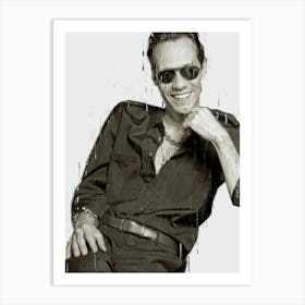 Marc Anthony Painted Art Print