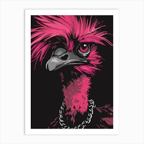 Emu punk Art Print