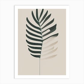 Fan Fern Simplicity Art Print