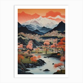 Asian Landscape Art Print