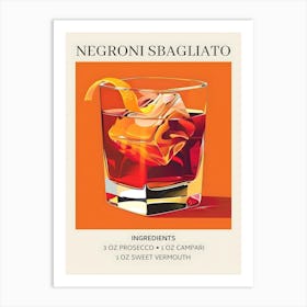 Negroni Sagliata Art Print