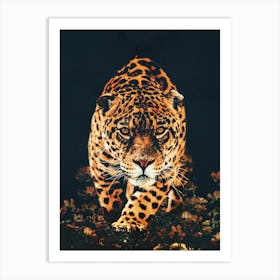 Hunting Jaguar Art Print