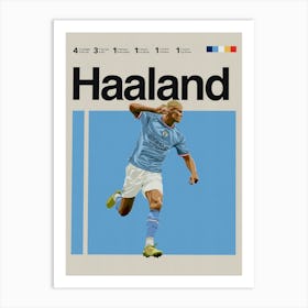 Erling Haaland Art Print