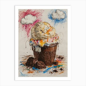Ice Cream 6 Art Print