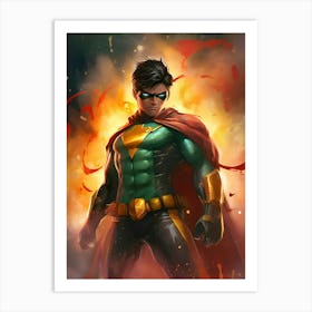 Robin Painting Art Print