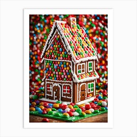 Gingerbread House Art Print