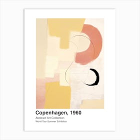 World Tour Exhibition, Abstract Art, Copenhagen, 1960 9 Art Print