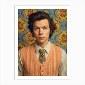 Harry Styles Fashion Art Art Print