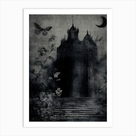 Castle In The Night Art Print