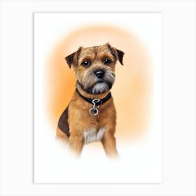 Border Terrier Illustration Dog Art Print