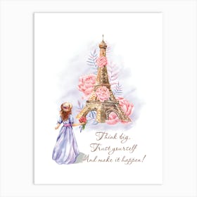 Eiffel Tower 8 Art Print