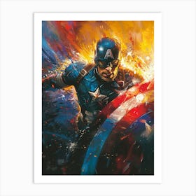 Captain America 09 Art Print