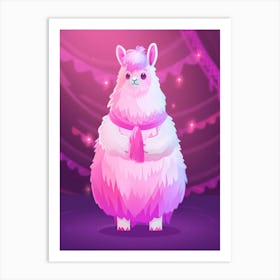 Llama 9 Art Print