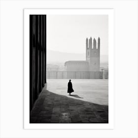 Arezzo, Italy,  Black And White Analogue Photography  3 Art Print