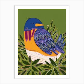 Eastern Bluebird Art Print