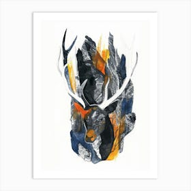 Deer Print Art Print