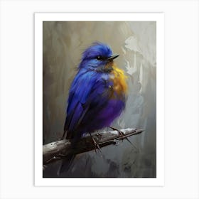 Blue Bird 11 Art Print