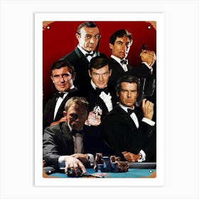 james bond 1 Art Print