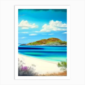 Great Keppel Island Australia Soft Colours Tropical Destination Art Print