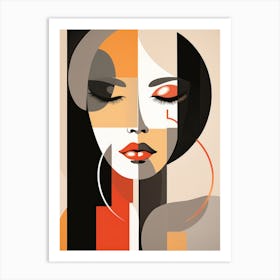 Abstract Of A Woman 16 Art Print