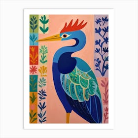 Blue Heron Art Print