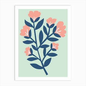 Pink Flowers 29 Art Print