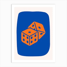 Dice Icon 1 Art Print