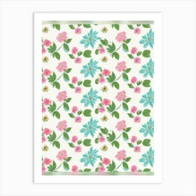 Floral Pattern 12 Art Print