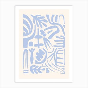 The Wishful Thinking Blue 2 Art Print