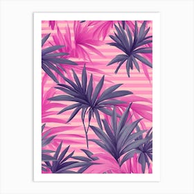 Seamless Tropical Pattern Art Print