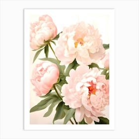 Pink Peonies 7 Art Print