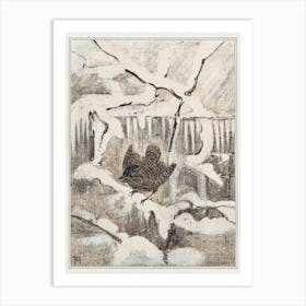 Winter King On A Snowy Branch (1878–1907), Theo Van Hoytema Art Print