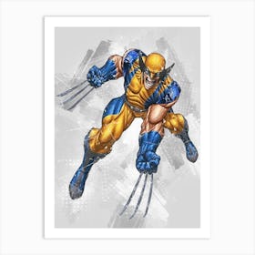 Wolverine Marvel Art Print