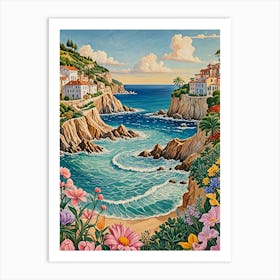 Tropical Bay Art Print