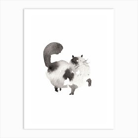 Funny Cat Art Print