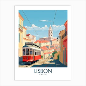 Lisbon Travel Print Portugal Gift Art Print