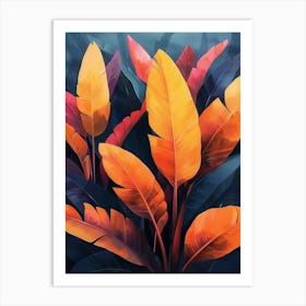 Tropical Leaves 4 Art Print