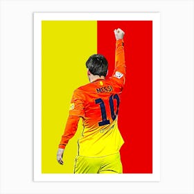 Messi 10 (2) Art Print