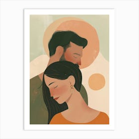 Couple In Love Art Print