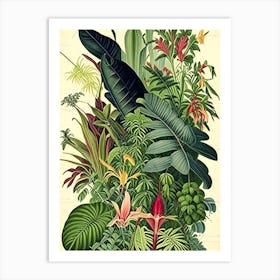 Jungle 7 Botanicals Art Print
