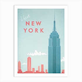 Visit New York Art Print