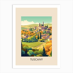 Tuscany Italy 1 Vintage Travel Poster Art Print