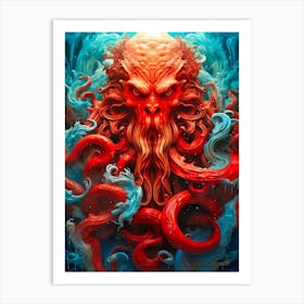 Cthulhu Kraken 1 Art Print