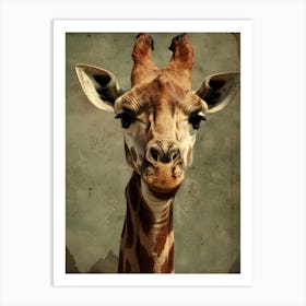 Giraffe 96 Art Print