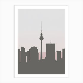 Berlin Skyline 1 Art Print