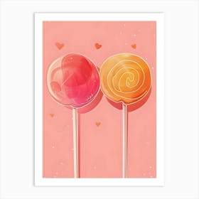 Lollipops Art Print