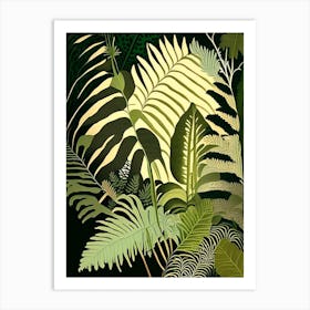 Walking Fern Rousseau Inspired Art Print