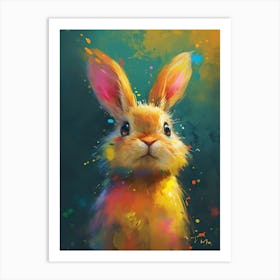 Bunny Painting Art Print