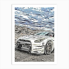 Car Speed Auto Art Art Print