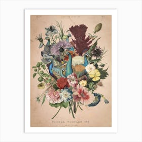 Floral Vintage Art Print